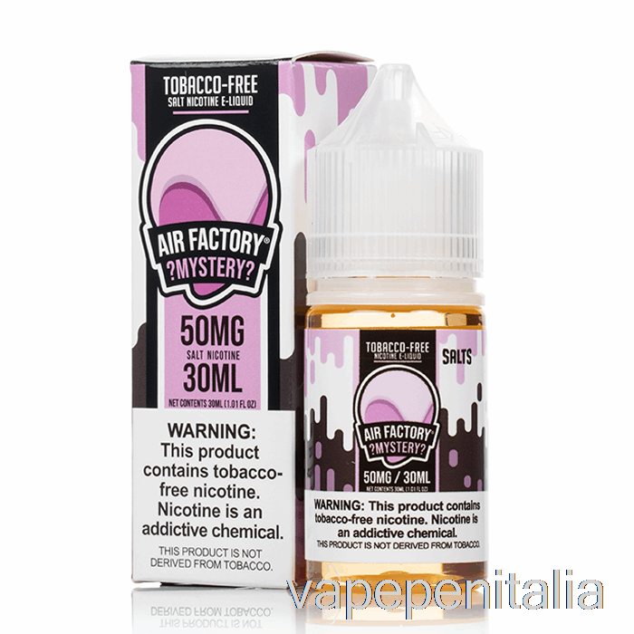 Vape Box Mod Sali Misteriosi - Fabbrica D'aria Sintetica - 30 Ml 50 Mg
